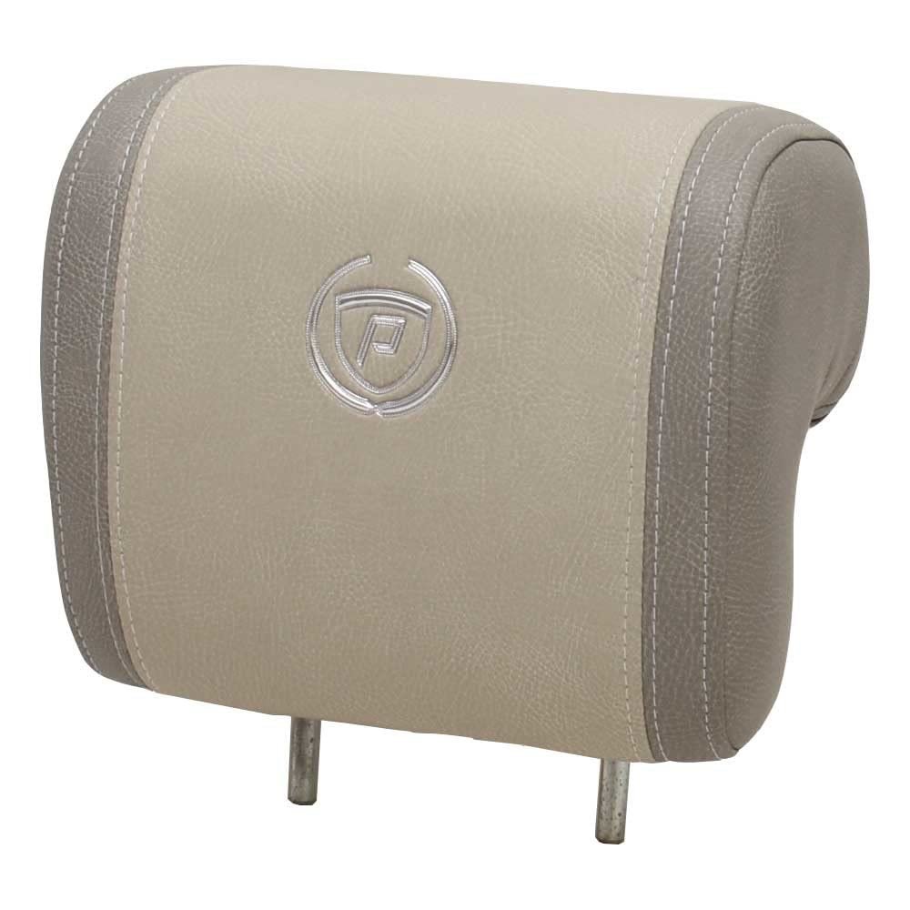 Premier Pontoon Boat Captains Seat Headrest | Beige Gray