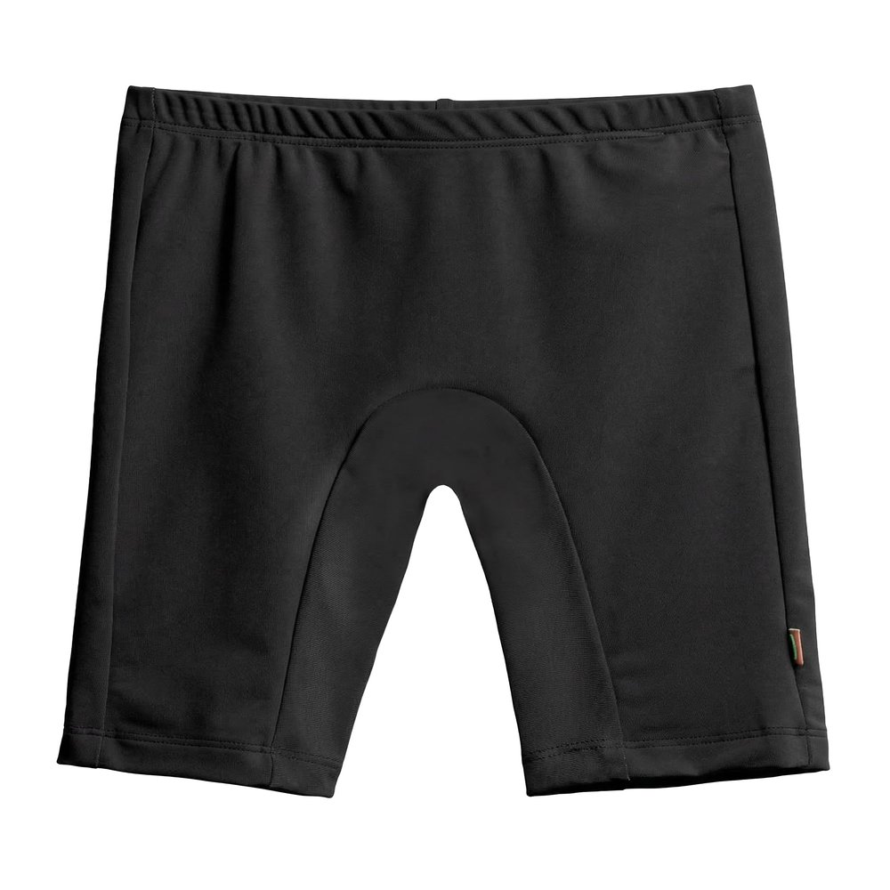 City Threads Girls and Boys Swim Jammers UPF 50+ Made in USA, Kids Swim Shorts for Team Practice and More (Black, 10)