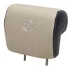 Premier Pontoon Boat Captains Seat Headrest | Beige Blue view 1