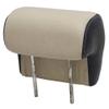 Premier Pontoon Boat Captains Seat Headrest | Beige Blue view 2