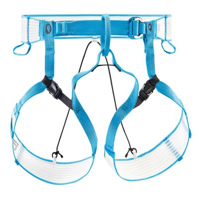 PETZL ALTITUDE Ultralight Ski Mountaineering Harness - White/Turquoise, Small/Medium