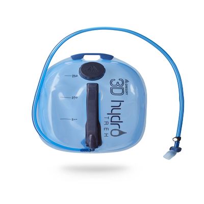 Gregory 3D Hydro Trek 3L Day Hiking/Backpacking Hydration Water Reservoir/Bladder, Optic Blue