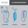 Gregory 3D Hydro Trek 3L Day Hiking/Backpacking Hydration Water Reservoir/Bladder, Optic Blue view 4