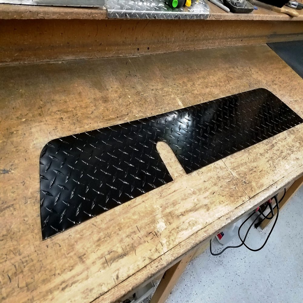 Fits Club Car Ds Golf Cart Powder Coated Aluminum Diamond Plate FULLSIZE Dash Cover