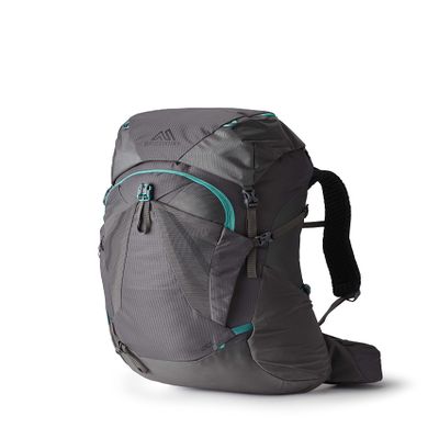 Gregory Jade 43L Women's Day Hiking Backpack, Ventilated Backpanel, Built-In Hydration Attachment for Bladder (Reservoir Not Included), Extra Small/Small, Mist Grey