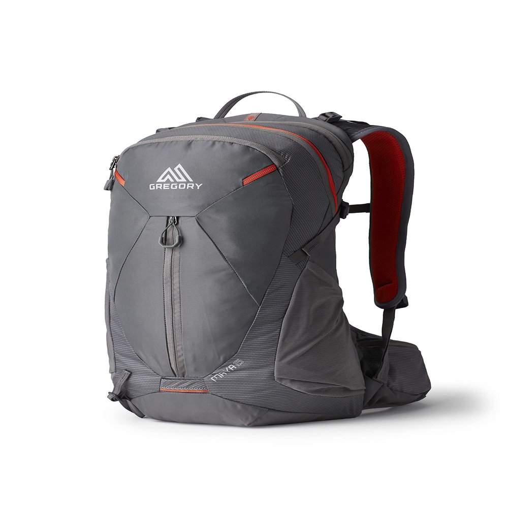 Gregory Maya 15L Women's Day Hiking Backpack, Ventilated Backpanel, Built-in Hydration Attachment for Water Bladder (Reservoir Not Included), One Size Fits All, Sunset Grey