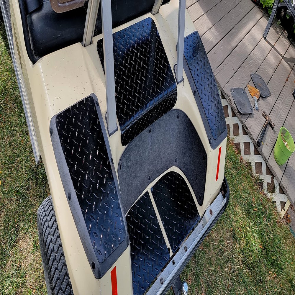 Fits Club Car DS Golf Cart 5 Pc Powder Coated Access Panel - Bagwell - No Step Covers