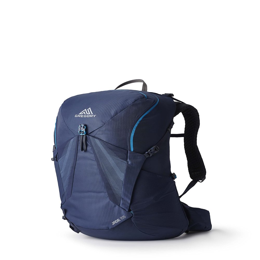 Gregory Jade 28L Women's Day Hiking Backpack, Ventilated Backpanel, Built-In Hydration Attachment for Bladder (Reservoir Not Included), Small/Medium, Midnight Navy