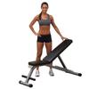Fast Furnishings Multi-Position Weight Training Flat Incline Decline Folding Exercise Bench view 1