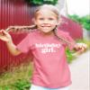 Olive Loves Apple Birthday Girl Period for Baby and Toddler Youth Girls Birthday Outfit Mauve Shirt Youth Large view 3