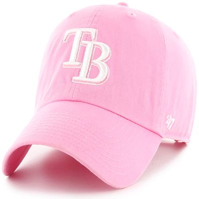 '47 New York Yankees Adjustable Cap Clean Up MLB, Tampa Bay Rays Rose Pink, One Size