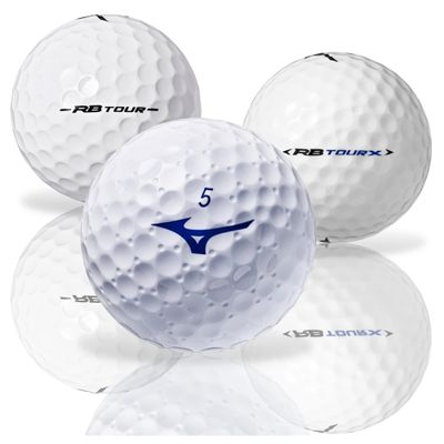 Golf Ball Monkey Cheap Recycled for Mizuno Golf Balls Mix White 50 Pack - 4A / Near Mint Used Balls Bulk for Mizuno Golfballs for Men and Women