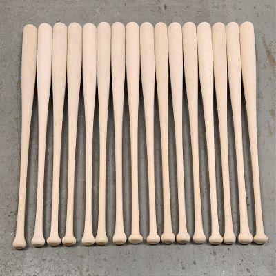 Wood Baseball Bats 16 Pack Maple Game Quality (33")