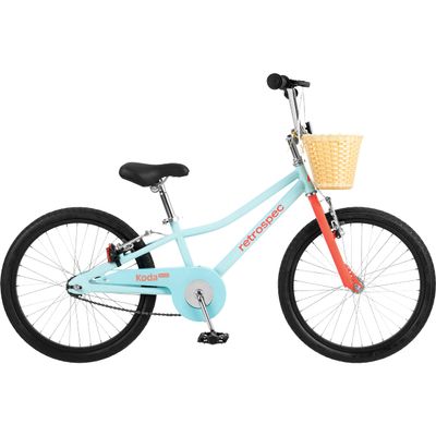Retrospec Koda Plus Kids Bike for Boys & Girls Ages 6-8 Years - 20" Children's Bicycle, Adjustable Seat & Handlebars, Removable Training Wheels, Front Hand Brakes, Rear Coaster Brake & Safety Bell