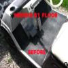Fits YAMAHAA G1 Golf cart Polished Aluminum Diamond Plate 5pcs.Floor & Dash Cover view 2
