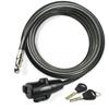 MARQUE Bike Lock with Key  25FT 3/8 Straight Cable Locks with Keys, Anti-Theft Security Cable for Bicycles, Scooters, Kayaks, Paddle Boards, Gates view 1
