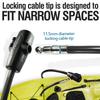 MARQUE Bike Lock with Key  7FT 3/8 Straight Cable Locks with Keys, Anti-Theft Security Cable for Bicycles, Scooters, Kayaks, Paddle Boards, Gates view 2