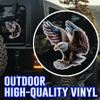 American Eagle Sticker 4 Inches - Patriotic USA Vinyl Decal - Weatherproof, Outdoor Glossy Vinyl Bumper Sticker - Proudly Made in The USA view 3