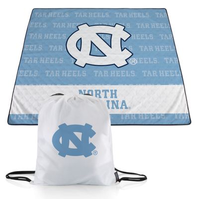 Picnic TIME NCAA North Carolina Tar Heels Impressa Picnic Blanket, Lightweight Beach Blanket, Machine Washable, Outdoor Blanket, (Blue and White)