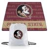 Picnic TIME NCAA Florida State Seminoles Impressa Picnic Blanket, Lightweight Beach Blanket, Machine Washable, Outdoor Blanket, (Maroon and Gold) view 1