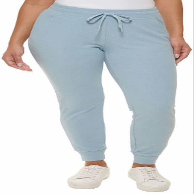 Marc New York by Andrew Marc Womens Ribbed Midweight Jogger (as1, Alpha, s, Regular, Regular, Water Blue)