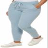 Marc New York by Andrew Marc Womens Ribbed Midweight Jogger (as1, Alpha, s, Regular, Regular, Water Blue) view 2