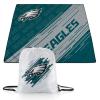 PICNIC TIME NFL Philadelphia Eagles Impressa Picnic Blanket, Lightweight Beach Blanket, Machine Washable, Outdoor Blanket, (Green and Silver) view 1