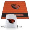 Picnic TIME NCAA Oregon State Beavers Impressa Picnic Blanket, Lightweight Beach Blanket, Machine Washable, Outdoor Blanket, (Orange and Black) view 1