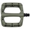 HT Components PA03A Nano P Platform Pedals, Body: Nylon, Spindle: Cr-Mo, 9/16'', Green view 1