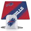 PICNIC TIME NFL Buffalo Bills Impressa Picnic Blanket, Lightweight Beach Blanket, Machine Washable, Outdoor Blanket, (Blue and Red) view 1