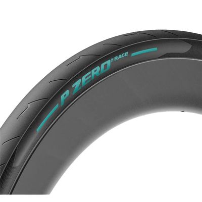 Pirelli P Zero Race Performance Bike Tire Color Edition, Road/Race Tube-Type Clincher, Lightweight All-Rounder, Superior Puncture Protect, (1) Tire, Turquoise Label 700 x 28