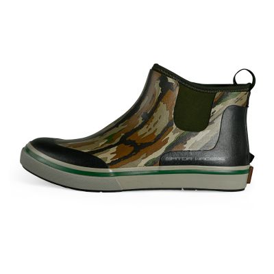 Gator Waders Men's Camp Boots - Durable Slip-Resistant Neoprene Lined Waterproof Ankle Boots - Realtree Original, 9