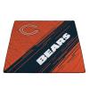 PICNIC TIME NFL Chicago Bears Impressa Picnic Blanket, Lightweight Beach Blanket, Machine Washable, Outdoor Blanket, (Orange and Navy Blue) view 4
