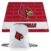 Picnic TIME NCAA Louisville Cardinals Impressa Picnic Blanket, Lightweight Beach Blanket, Machine Washable, Outdoor Blanket, (Red and White) view 1