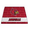 Picnic TIME NCAA Louisville Cardinals Impressa Picnic Blanket, Lightweight Beach Blanket, Machine Washable, Outdoor Blanket, (Red and White) view 3