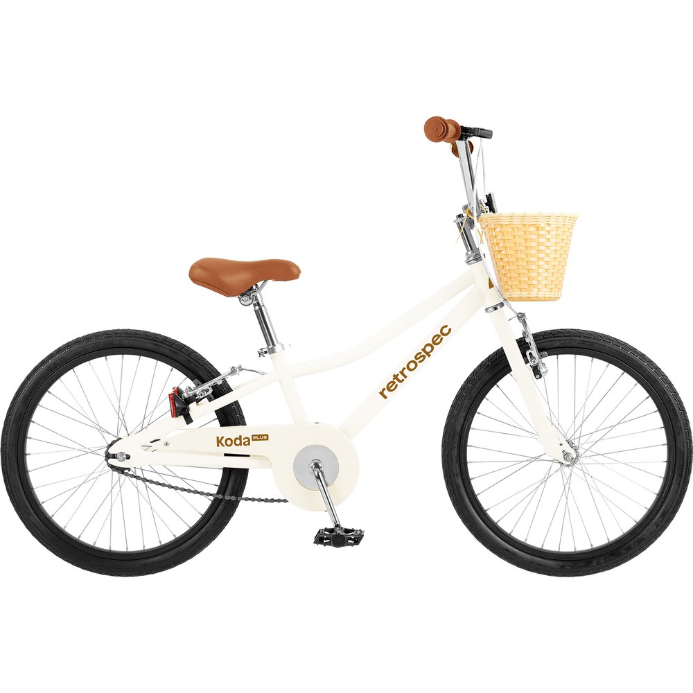 Retrospec Koda Plus Kids Bike for Boys & Girls Ages 6-8 Years - 20" Children's Bicycle, Adjustable Seat & Handlebars, Removable Training Wheels, Front Hand Brakes & Safety Bell