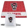 Picnic TIME NCAA NC State Wolfpack Impressa Picnic Blanket, Lightweight Beach Blanket, Machine Washable, Outdoor Blanket, (Red and White) view 1
