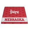 Picnic TIME NCAA Nebraska Cornhuskers Impressa Picnic Blanket, Lightweight Beach Blanket, Machine Washable, Outdoor Blanket, (Red and White) view 3