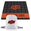 Picnic TIME NCAA Oklahoma State Cowboys Impressa Picnic Blanket, Lightweight Beach Blanket, Machine Washable, Outdoor Blanket, (Black and Orange) view 1