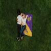 PICNIC TIME NFL Minnesota Vikings Impressa Picnic Blanket, Lightweight Beach Blanket, Machine Washable, Outdoor Blanket, (Purple and Yellow) view 2