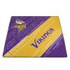 PICNIC TIME NFL Minnesota Vikings Impressa Picnic Blanket, Lightweight Beach Blanket, Machine Washable, Outdoor Blanket, (Purple and Yellow) view 4