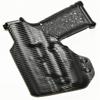 REVKEL Custom Kydex Molded OWB Paddle Holster for Springfield XDS 3.3" 9/40/45 w/Crimson Trace (LL-802). Black Left Hand Draw. Hand Crafted in Texas, USA. view 2
