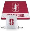 Picnic TIME NCAA Stanford Cardinal Impressa Picnic Blanket, Lightweight Beach Blanket, Machine Washable, Outdoor Blanket, (Red and White) view 1