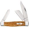 Case XX WR POCKET KNIFE SMOOTH ANTIQUE BONE LARGE STOCKMAN, ITEM 58204, LENGTH CLOSED 4 1/4 INCH (6375 SS) view 1