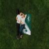 PICNIC TIME NFL New York Jets Impressa Picnic Blanket, Lightweight Beach Blanket, Machine Washable, Outdoor Blanket, (Green and Silver) view 2