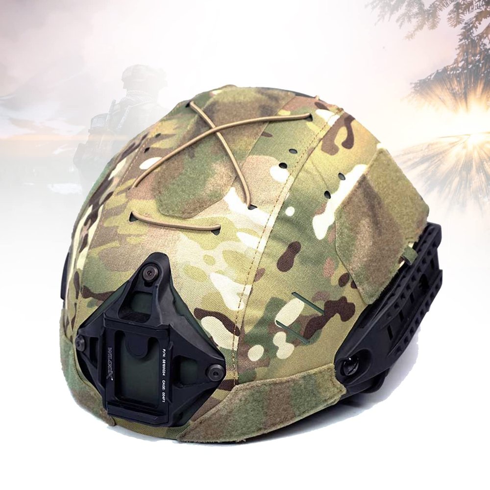 Tactical Helmet Cover For Af Helmet, With Elastic Fixed Straps,1000d Nylon Waterproof Material, For Airframe Airsoft Helmets Only. (CP)