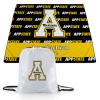 Picnic TIME NCAA App State Mountaineers Impressa Picnic Blanket, Lightweight Beach Blanket, Machine Washable, Outdoor Blanket, (Black and Yellow), NCAA Team Color, 60 x 50 view 1