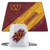 PICNIC TIME NFL Washington Commanders Impressa Picnic Blanket, Lightweight Beach Blanket, Machine Washable, Outdoor Blanket, (Red and Gold) 60 x 50 view 1