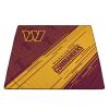 PICNIC TIME NFL Washington Commanders Impressa Picnic Blanket, Lightweight Beach Blanket, Machine Washable, Outdoor Blanket, (Red and Gold) 60 x 50 view 4