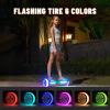 SIMATE Scooter, Colorful LED Light-Up Wheels, Bluetooth Speakers and APP, Dual 250W Motors, 8.5 mph Max Speed & 8.5 Miles Max Range, Gifts for Kids Adults Girls Boys view 2